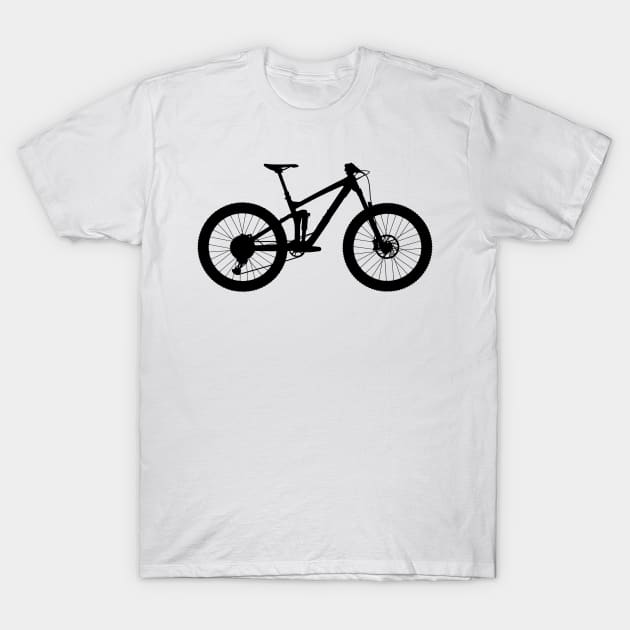 Trek Remedy Mountain Bike Silhouette T-Shirt by gktb